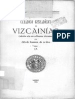 Catalogo Genealogico de Vizcainias 1