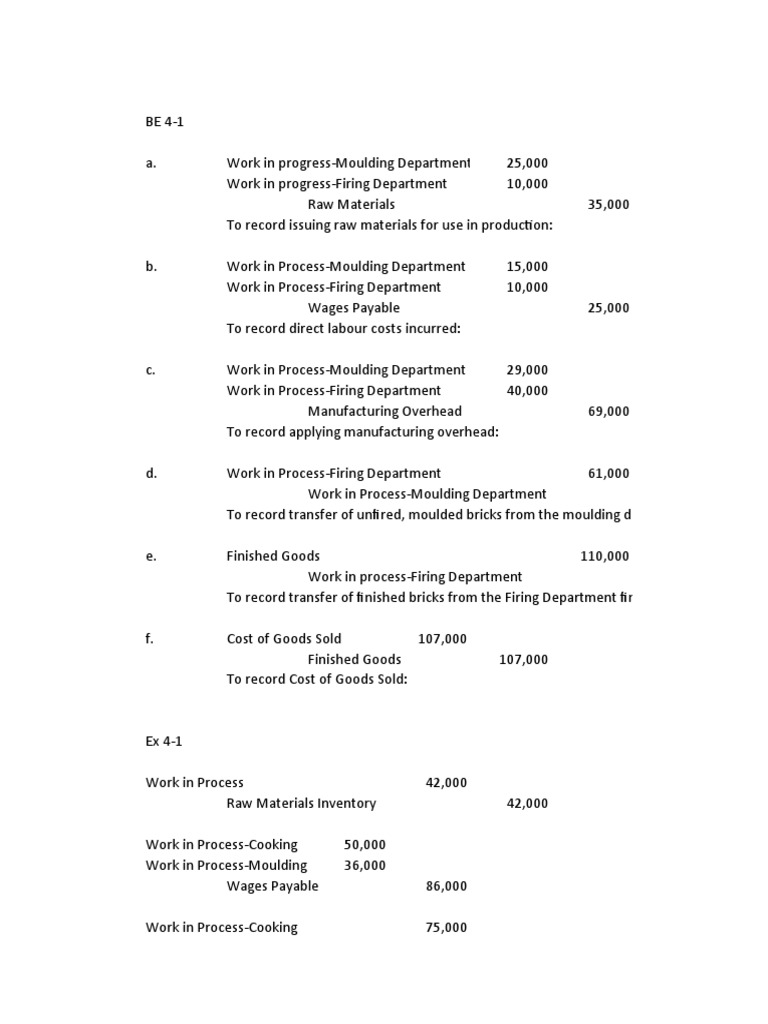 Cost Accounting: Chapter 4 Summary | PDF | Cost Of Goods Sold | Cost