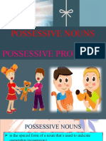 Possessive Nouns Pronouns