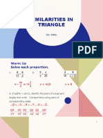 Similarities in Triangle - by Ms. Pelita