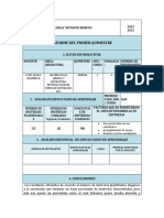 Informe Quimestral