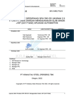 001.HRC - HR.0 - Laporan Produksi HRC Spesifikasi SPFH 590 Menggunakan Grade Slab J-KP
