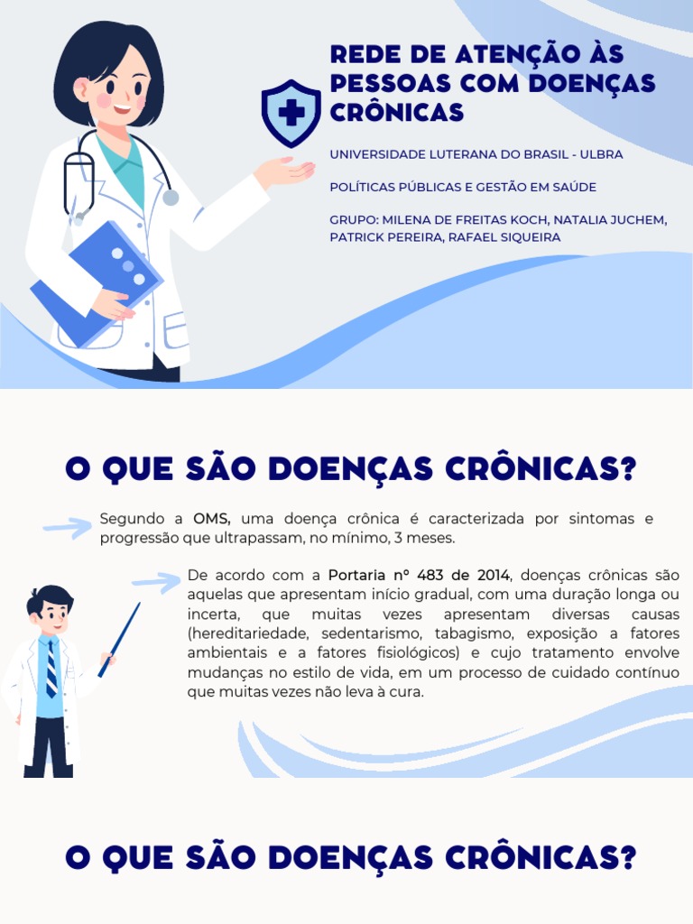 Rede de Atenção Às Pessoas Com Doenças Crônicas | Download grátis PDF ...