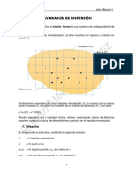 La Varianza de Dispersión - Version Revisada