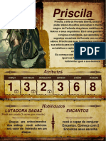 For The Quest - Carta - Personagens Frente (Priscila)