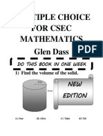 Multiple Choice For Csec Mathematics