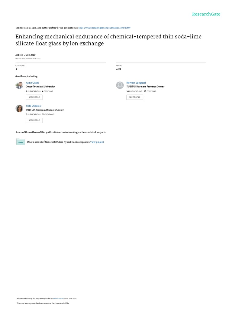 Enhancing Mechanical Endurance of ChemicalTempered Thin SodaLime