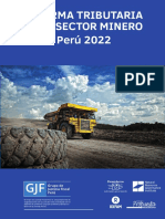 Reforma Triubutrarie en El Sector Minero. Perú 2022