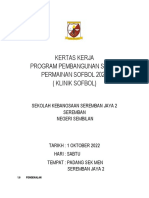 Kertas Kerja Program Pembangunan Sukan Permainan Sofbol 2022 (Klinik Sofbol)