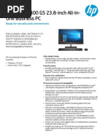 HP ProONE G5 500 ENG