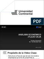 Sesión 13 - Análisis Económico - Flujo de Caja