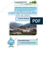 Estructura Del Plan de Trabajo Social Saneamiento Utcubamba