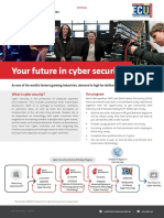 Cyber Security Industry Pathway Flyer