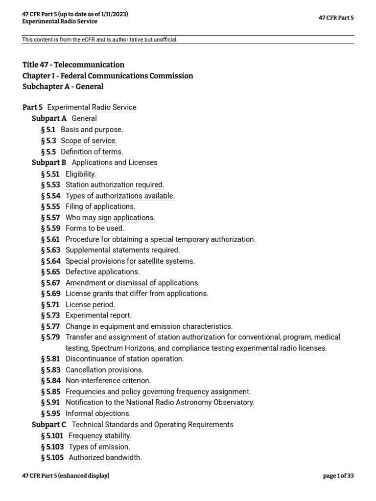 29 Cfr Part 5