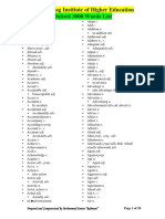 Oxford 3000 Words List by Mohammad Emran Rahmani