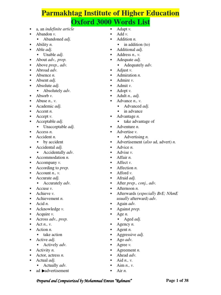 oxford-3000-words-list-by-mohammad-emran-rahmani-pdf
