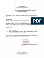 Surat Edaran Kewaspadaan Risiko Penularan Infeksi Saluran Pernafasan Di RS Jantung Jakarta