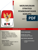 8 Merumuskan Strategi Pemberantasan Korupsi