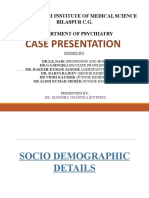 Psychiatry Case Presentation Manisha Chandra (Extern) .1