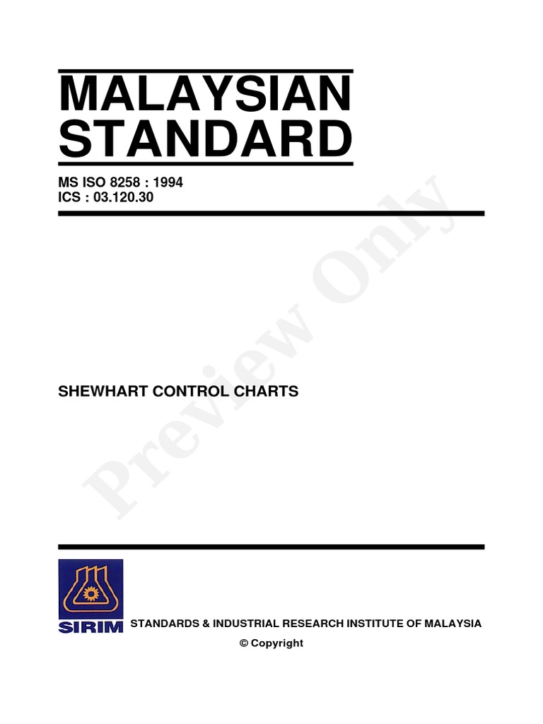 Standard: Malaysian | PDF | International Organization For ...