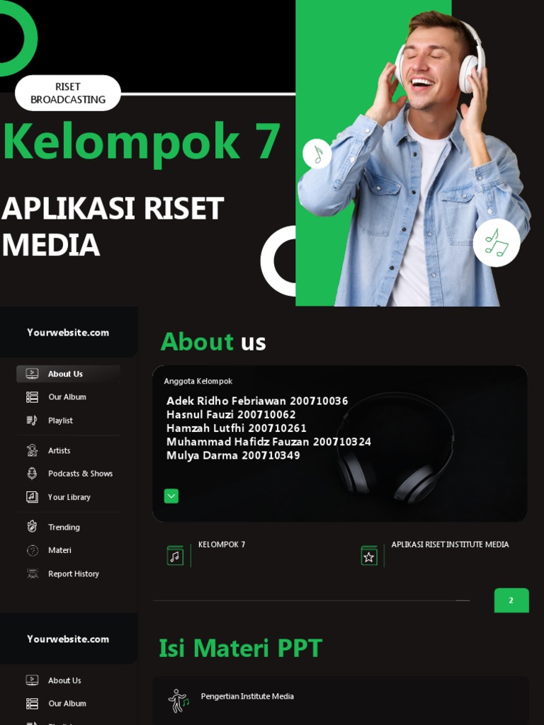 Riset Media dalam Format PPT | PDF | Ilmu Sosial