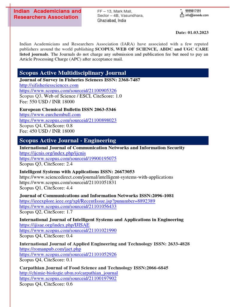 Journal List Indexing PDF Pharmacology Science