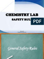 Chemistry Lab Safety Rules - 270622