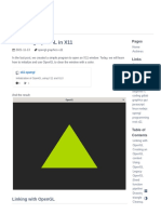Initializing OpenGL in x11