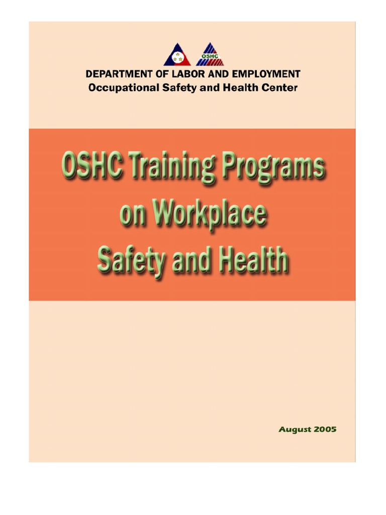 OSHC Training Programs Overview | PDF | Occupational Safety And Health ...