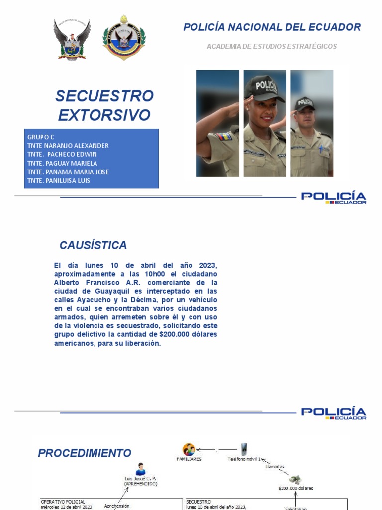 Presentacion Unase | PDF | Secuestro | Seguridad nacional