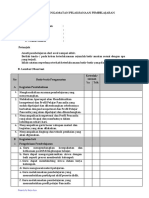 Format Pengamatan Pembelajaran Kumer