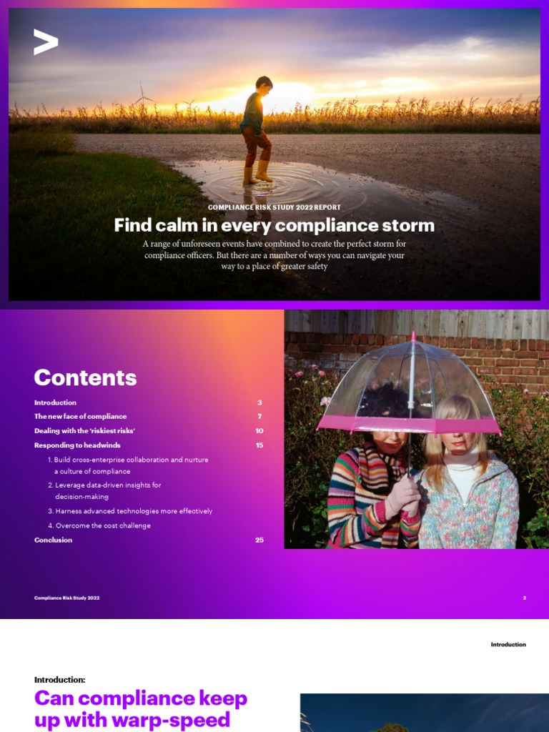 Accenture Compliance Risk Study 2022 | PDF | Regulatory Compliance ...