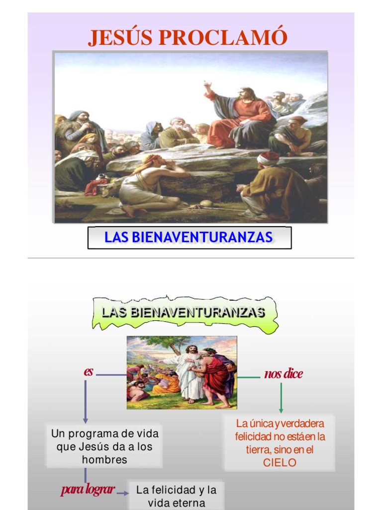 Las Bienaventuranzas de Jesús | PDF | Reinado y reino de dios ...