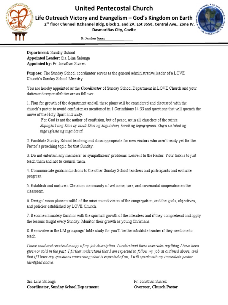 SCHOOL COORDINATOR ROLES AND RESPONSIBILITIES PDF visual data 2