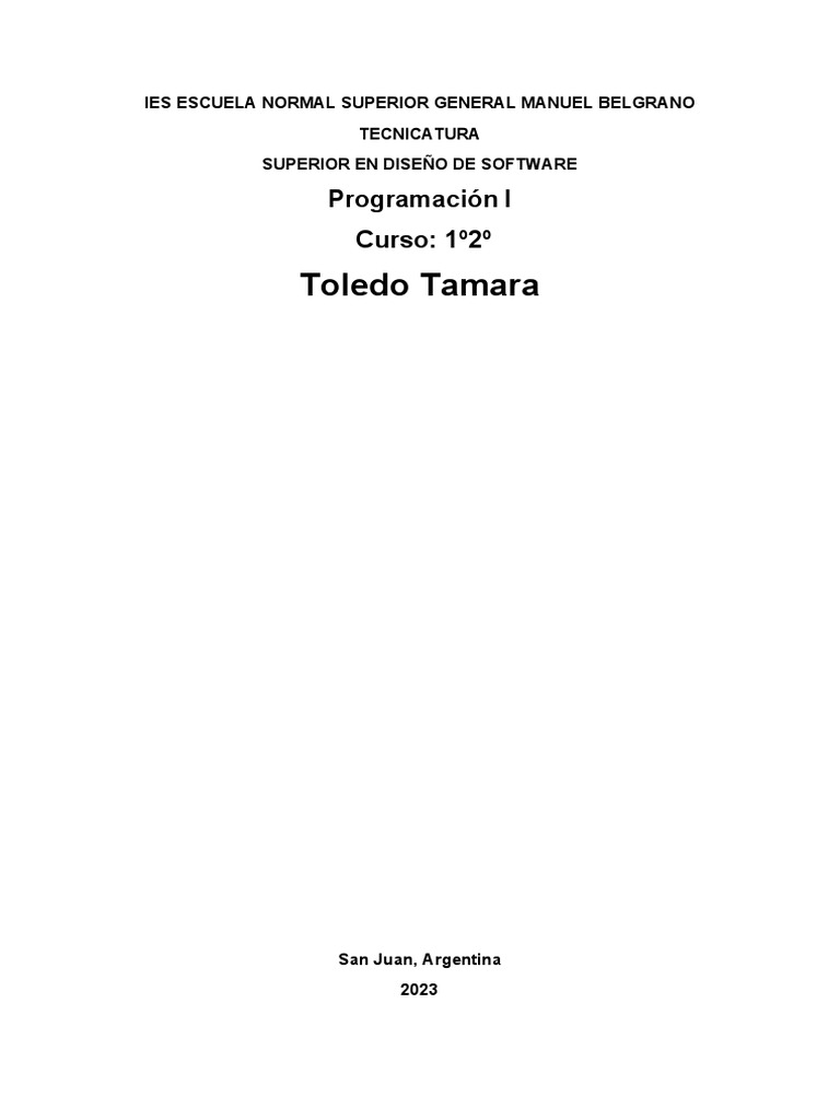 Tamara programacion 1 pdf algoritmos inform tica