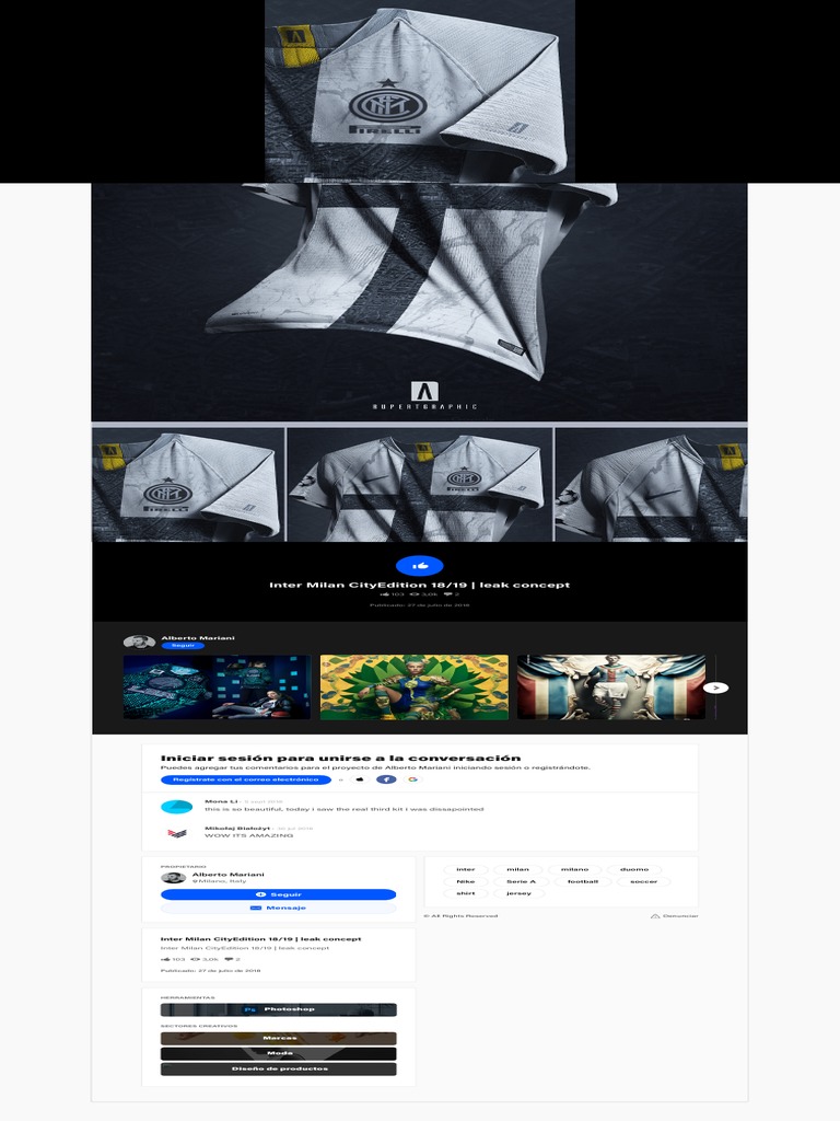 Inter Milan CityEdition 18 - 19 - Leak Concept On Behance | PDF