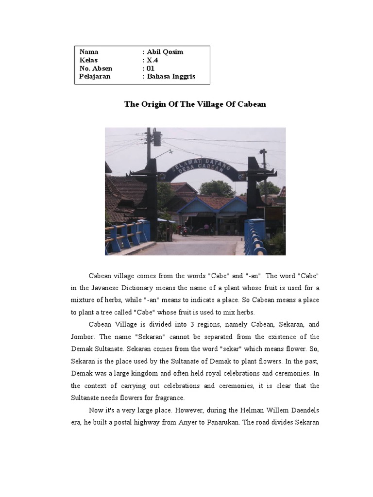 Cabean Download Free PDF Indonesia