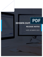 Deswik - Suite 2023.1 Release Notes
