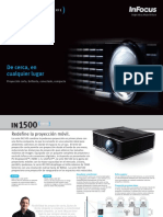 InFocus IN1500 Series Datasheet ES