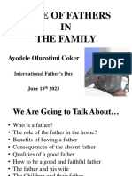 Role of Fathers in The Family