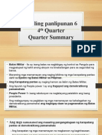 Araling Panlipunan 6 Q4 Summary