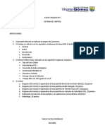 Pauta Trabajo N°2 Sistema de Control