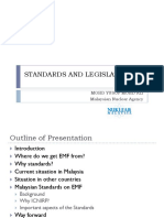 Standards and Legislation On EMF