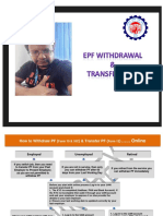 EPF Withdrawal and Transfer Process