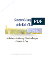 Symptom Management in Palliative Medicine 