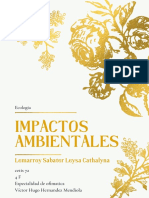 Impactos Ambientales: Lemarroy Sabater Leysa Cathalyna
