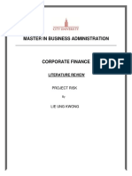 Corporate Finance Literature Review