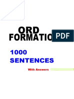 ORD Formation: Sentences