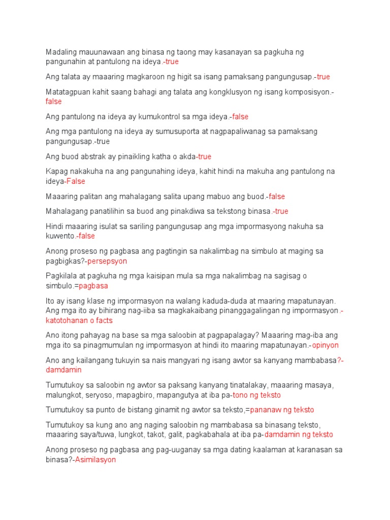 FILIPINO | PDF