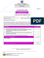 Annex P - Teacher Reflection Inter-Evaluator Agreement Form